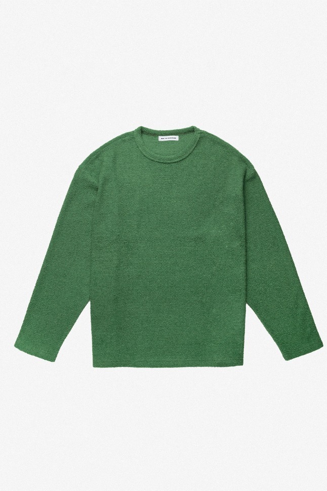 TERRY SOLID LONG SLEEVE_GREEN